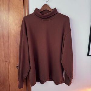 Uniqlo Brown Turtleneck, XXL